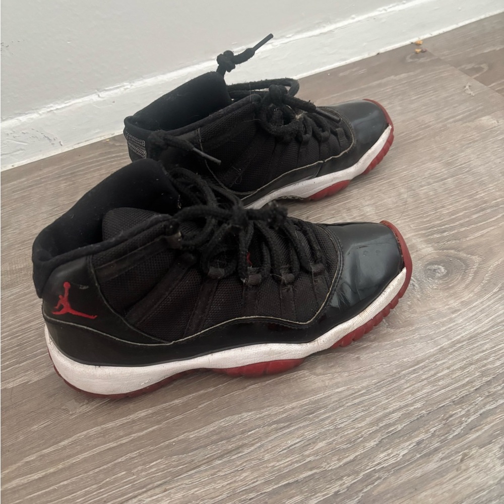 Air Jordan Black and Red Sneakers